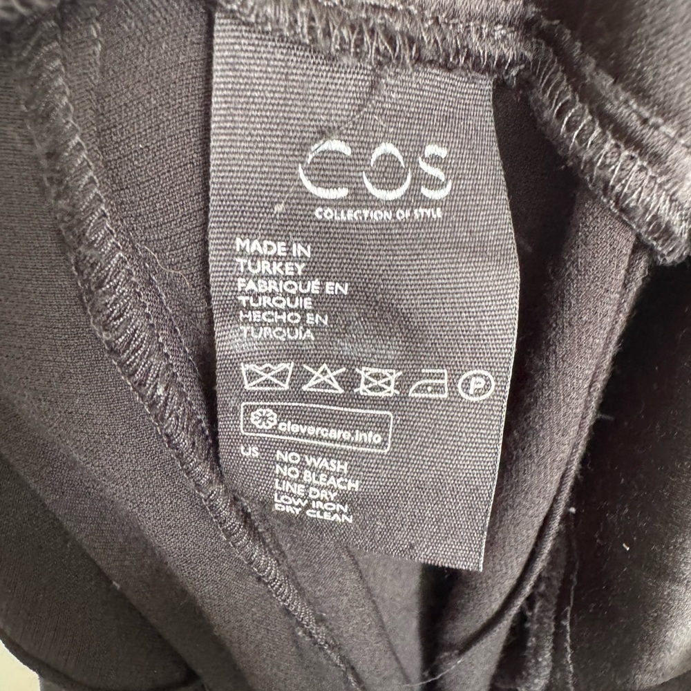 COS Double Strap Jumpsuit Size 6 in Black - Picture 9 of 11
